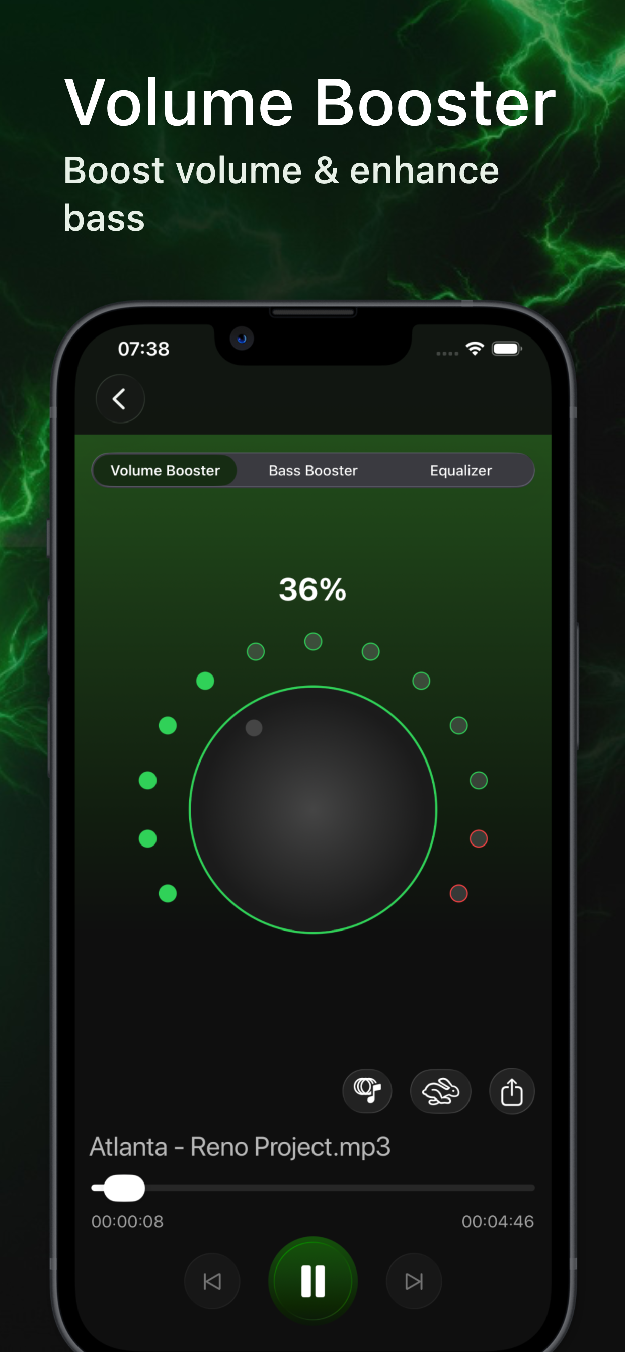 Offline music player feature